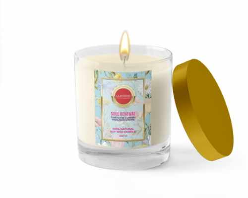 Soul Renewal Essential oil blend 100% Natural Soy wax Candles