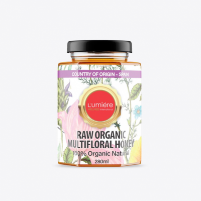 Raw Organic Multifloral Honey 280ml